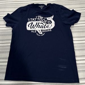 The TATTOOED Whale ALE HOUSE NEW YORK tee shirt